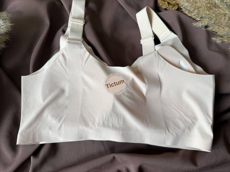 Бесшовный женский топ с кнопками 3XL, Бежевый 1490 фото