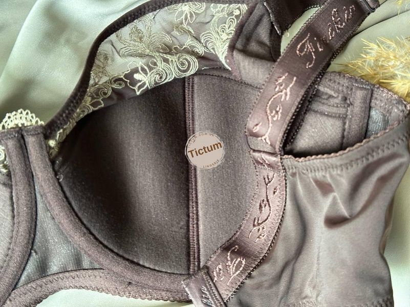 Бюстгальтер на кісточках з м'якими чашками Finikin 5056 коричневий 85H 1655-105H фото