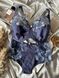 Женское нижнее белье комплект большого размера синий 90G 1383-G фото 1