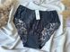 Труси сліпи жіночі LAVOLLE чорні з мереживом, бавовна, висока посадка, батал 3XL 101 фото 1